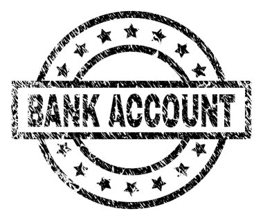 Dokulu banka hesabı damga mühür çizik