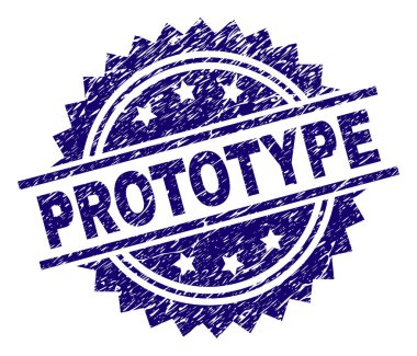 Dokulu prototip damga mühür çizik