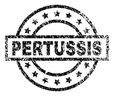 Grunge boğmaca damga mühür dokulu