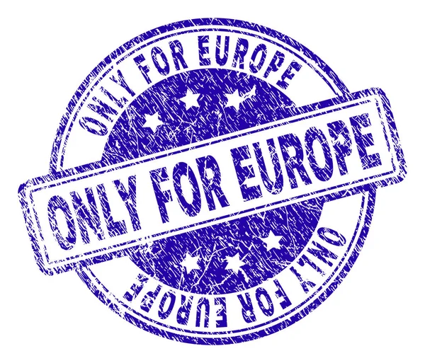 仅适用于欧洲邮票印章的划痕纹理 — 图库矢量图片