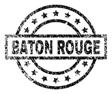 Grunge Baton Rouge damga mühür dokulu
