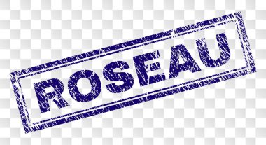 Çizik Roseau dikdörtgen damgası