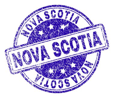 Dokulu Nova Scotia damga mühür çizik