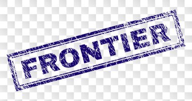 Grunge sınır dikdörtgen damgası