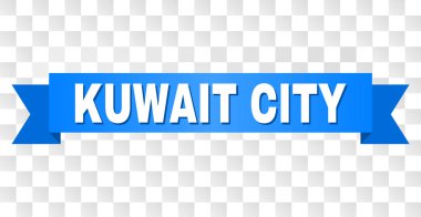 Mavi bant Kuwait City başlık ile