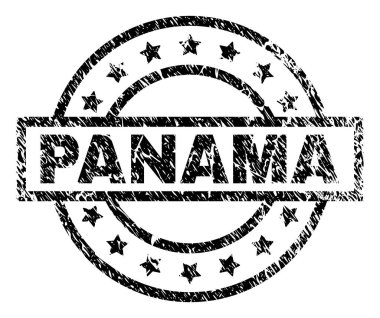 Grunge Panama damga mühür dokulu