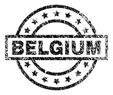 Dokulu Belçika damga mühür çizik