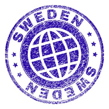 Dokulu İsveç damga mühür çizik