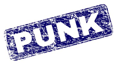 Yuvarlatılmış dikdörtgen damga çizilmiş Punk çerçeveli