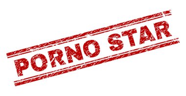Dokulu Porno yıldız damga mühür çizik
