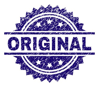 Çizik dokulu özgün damga mühür