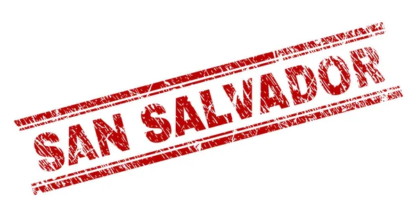 Γδαρμένο σφραγίδα με υφή σαν Σαλβαδόρ — Διανυσματικό Αρχείο