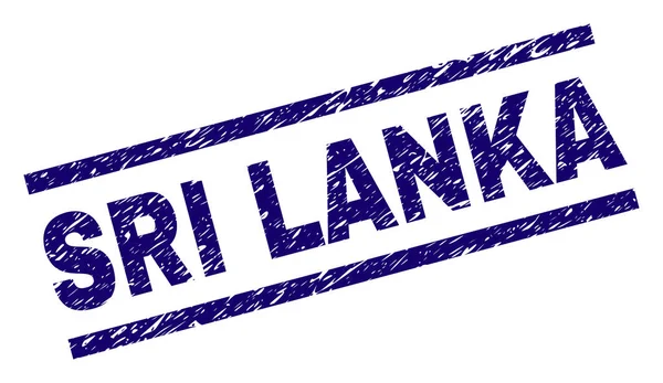 Dokulu Sri Lanka damga mühür çizik