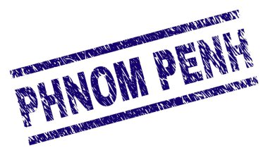 Dokulu Phnom Penh damga mühür çizik