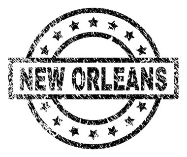 Dokulu New Orleans damga mühür çizik