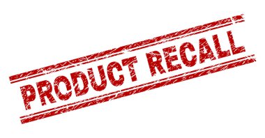 Dokulu ürün geri çağırma damga mühür çizik