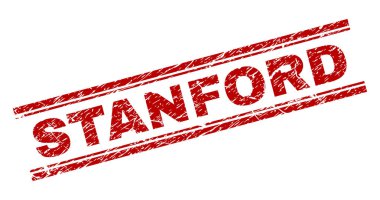 Grunge Stanford damga mühür dokulu