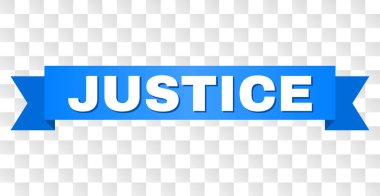 Adalet başlık ile mavi şerit