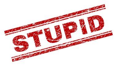 Grunge aptal damga mühür dokulu