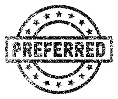 Grunge tercih edilen damga mühür dokulu