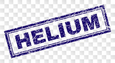 Çizik helyum dikdörtgen damgası