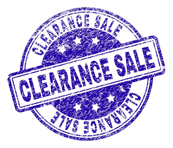 Grunge Textured CLEARANCE VENTA Sello de sello — Vector de stock