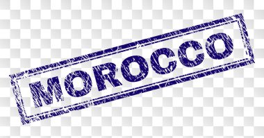 Çizik Fas dikdörtgen damgası