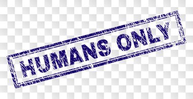 Çizik insanlar sadece dikdörtgen damgası