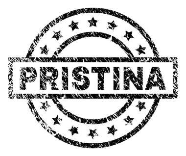 Dokulu Priştine damga mühür çizik