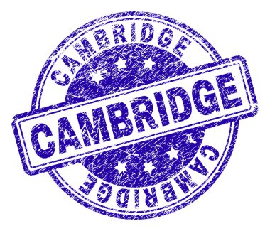Grunge Cambridge damga mühür dokulu