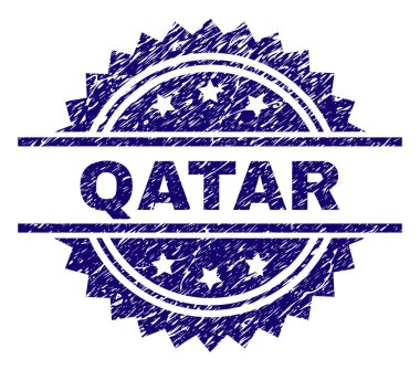 Dokulu Katar damga mühür çizik