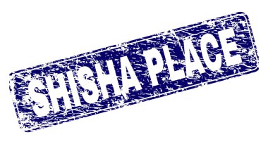 Yuvarlatılmış dikdörtgen damga çizilmiş Shisha yer çerçeveli