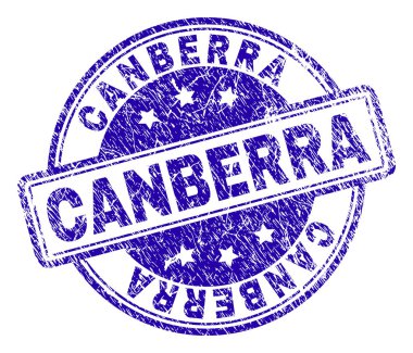Dokulu Canberra damga mühür çizik
