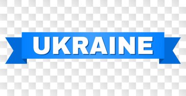 Mavi kurdele ile Ukrayna metin