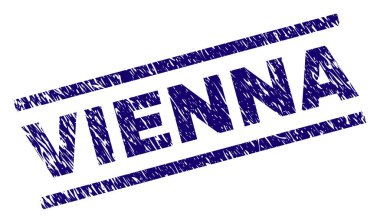 Grunge Viyana damga mühür dokulu