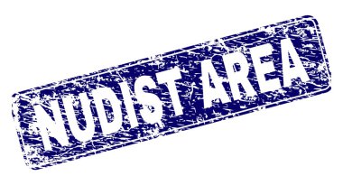 Yuvarlatılmış dikdörtgen damga çizilmiş çıplaklar alan çerçeveli