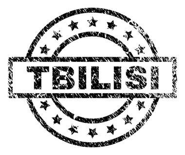 Grunge Tbilisi damga mühür dokulu