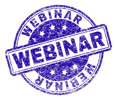 Grunge Webinar damga mühür dokulu