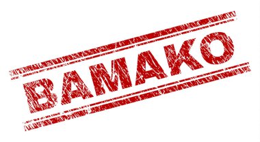 Grunge Bamako damga mühür dokulu