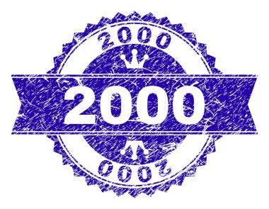 Kurdele ile dokulu 2000 damga mühür çizik