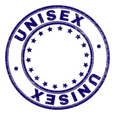 Dokulu Unisex yuvarlak damga mühür çizik