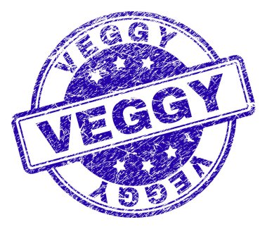 Veggy damga mühür grunge dokulu