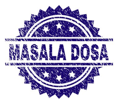 Grunge Masala Dosa damga mühür dokulu