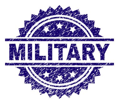 Grunge askeri damga mühür dokulu
