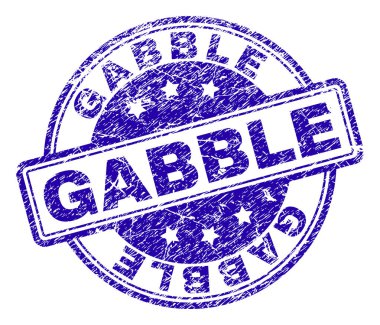 Grunge gevezelik damga mühür dokulu