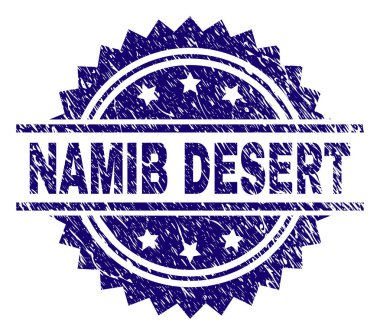 Namib Çölü damga mühür grunge dokulu