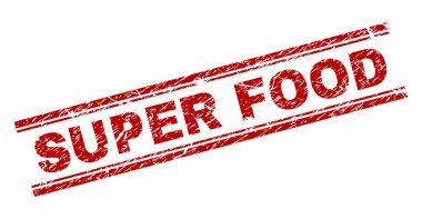 Grunge süper gıda damga mühür dokulu