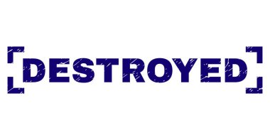 Dokulu grunge damga mühür köşeleri içinde yok