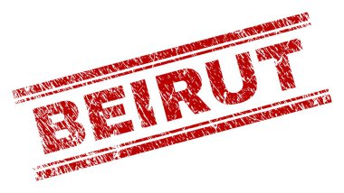 Grunge Beyrut damga mühür dokulu