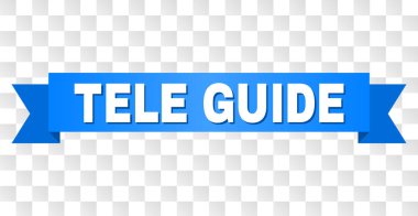 Tele Kılavuzu açıklamalı mavi şerit